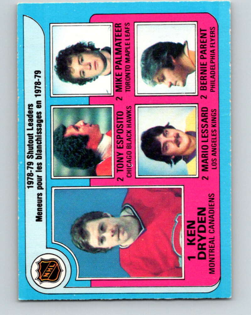 1979-80 O-Pee-Chee #8 Dryden/Esposito/Palmateer/Lessard/Parent V16775