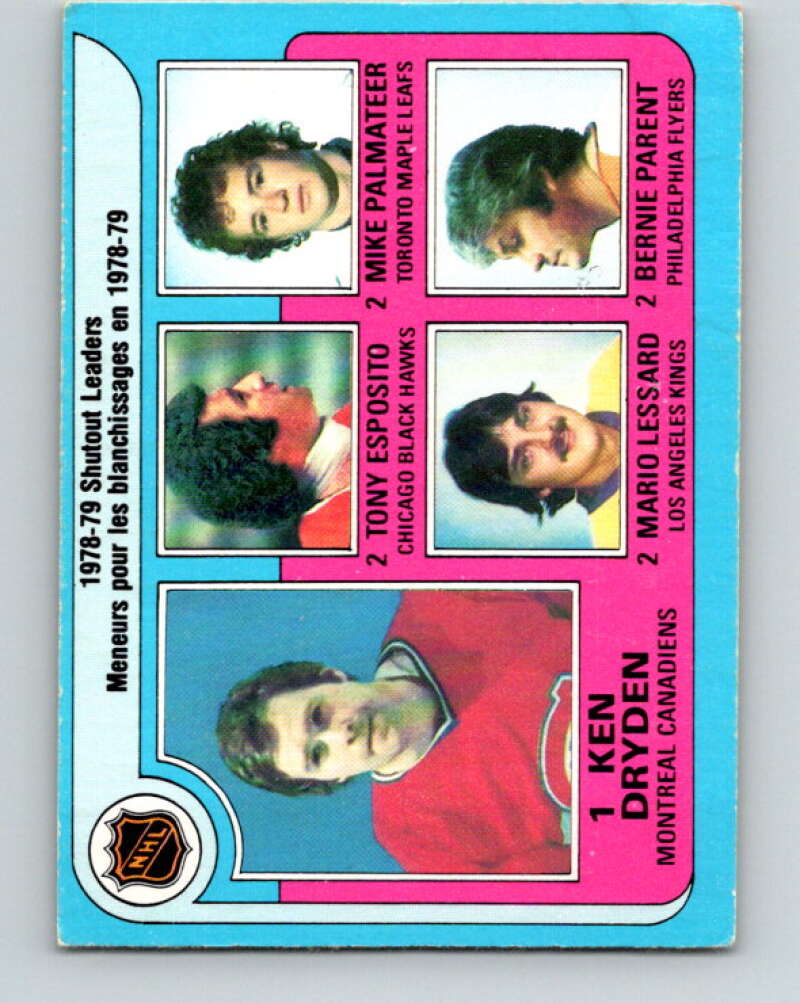 1979-80 O-Pee-Chee #8 Dryden/Esposito/Palmateer/Lessard/Parent V16776