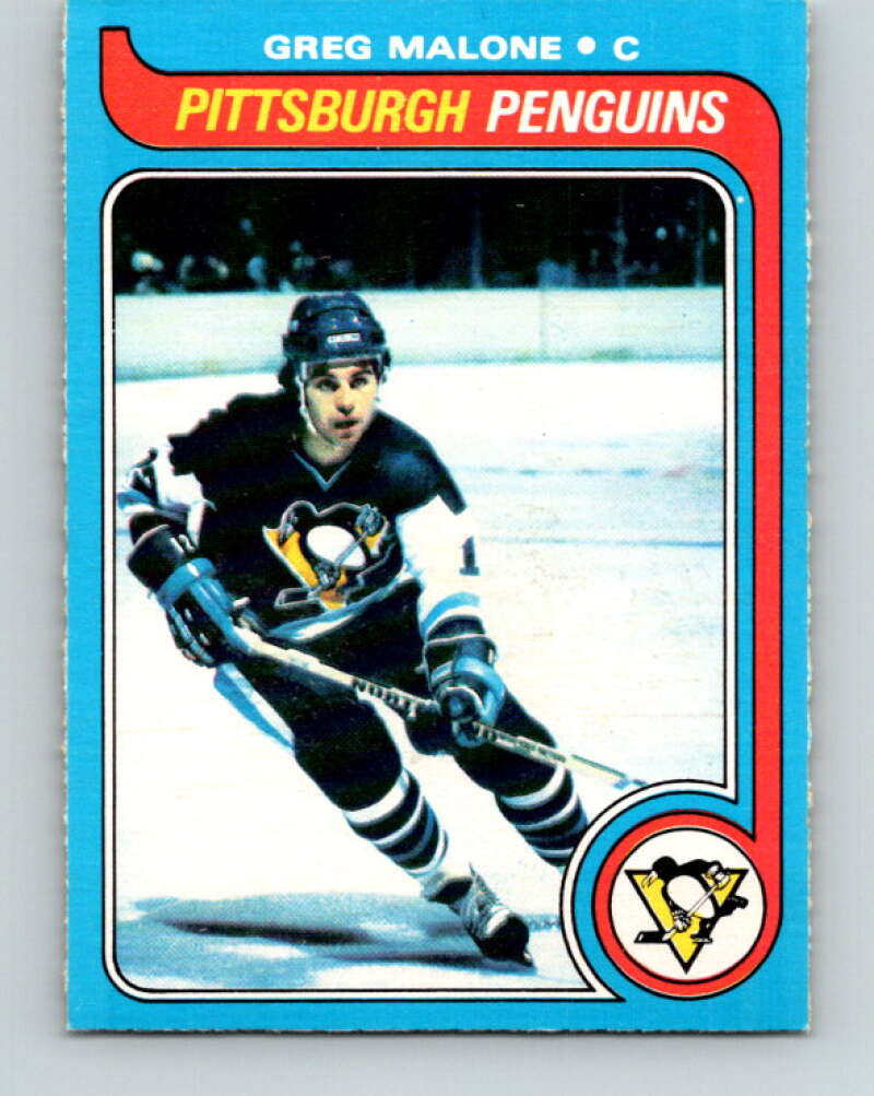 1979-80 O-Pee-Chee #9 Greg Malone Pittsburgh Penguins V16798