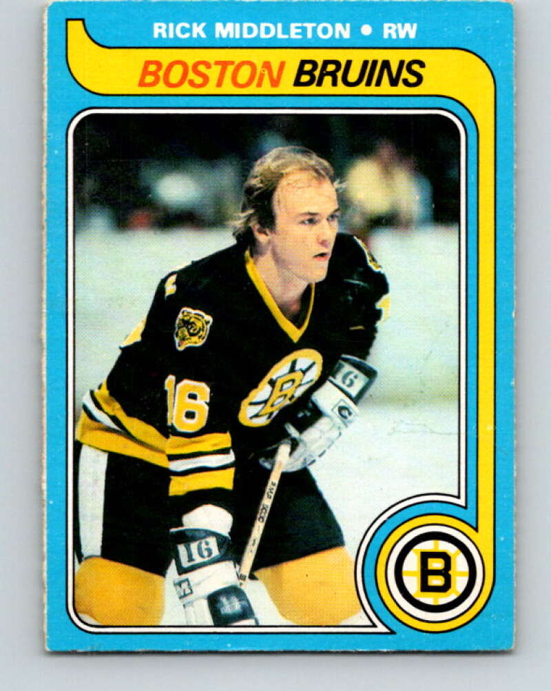 1979-80 O-Pee-Chee #10 Rick Middleton Boston Bruins V16816