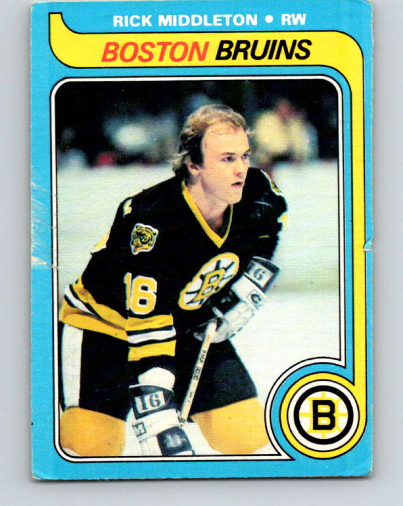 1979-80 O-Pee-Chee #10 Rick Middleton Boston Bruins V16818
