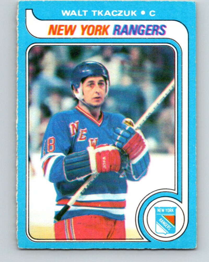 1979-80 O-Pee-Chee #15 Walt Tkaczuk New York Rangers V16877