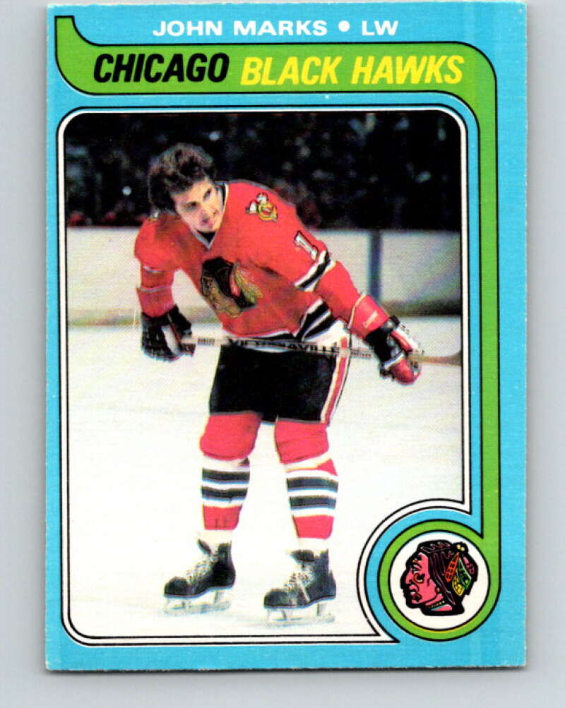 1979-80 O-Pee-Chee #16 John Marks Chicago Blackhawks V16886