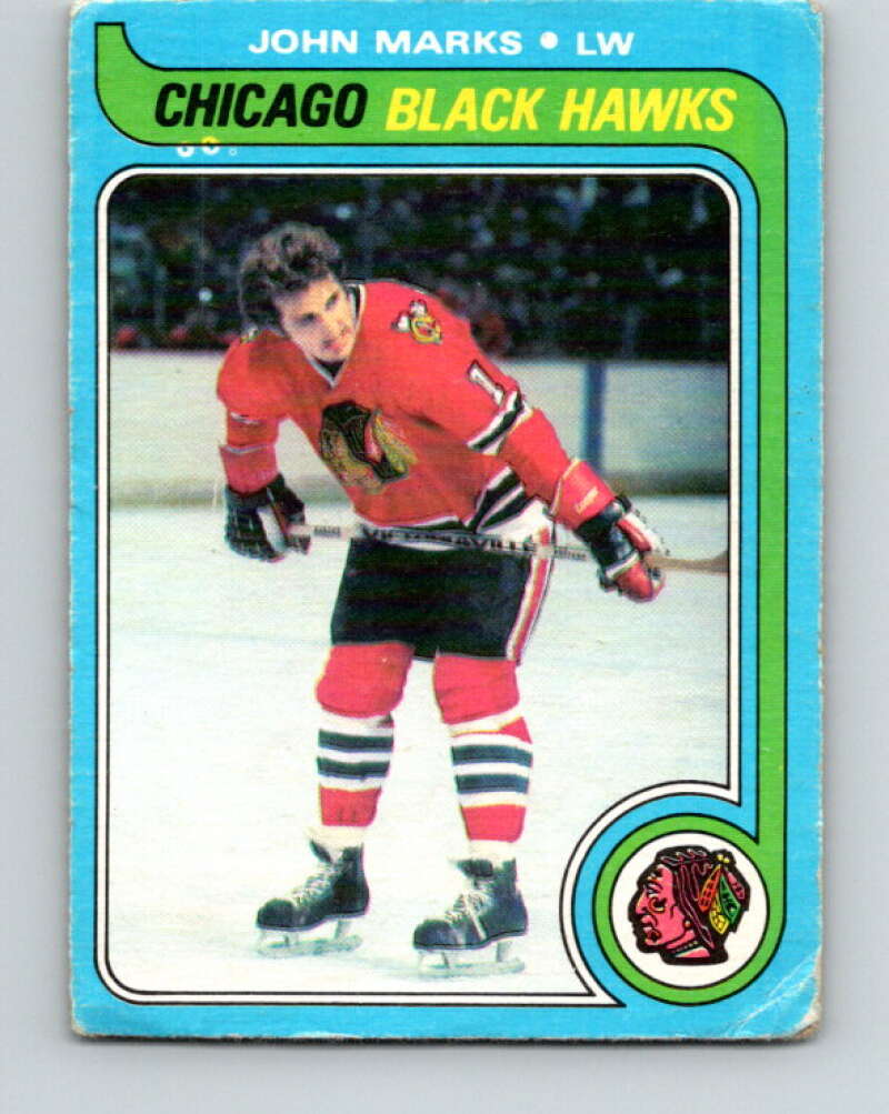 1979-80 O-Pee-Chee #16 John Marks Chicago Blackhawks V16891