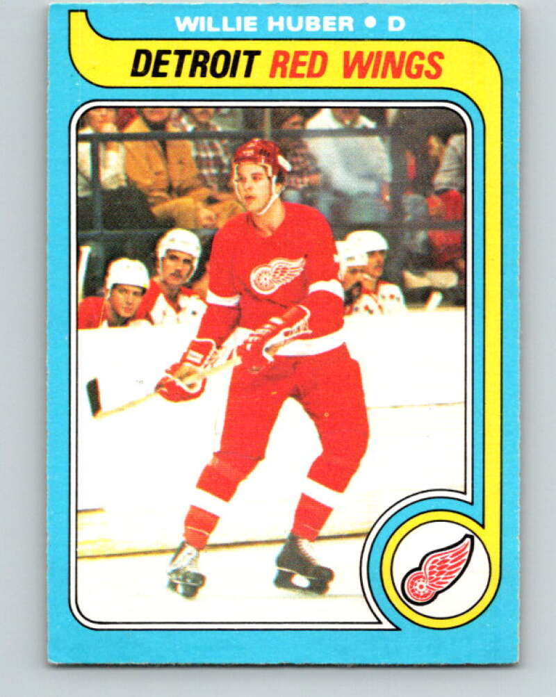 1979-80 O-Pee-Chee #17 Willie Huber RC Rookie Detroit Red Wings V16899