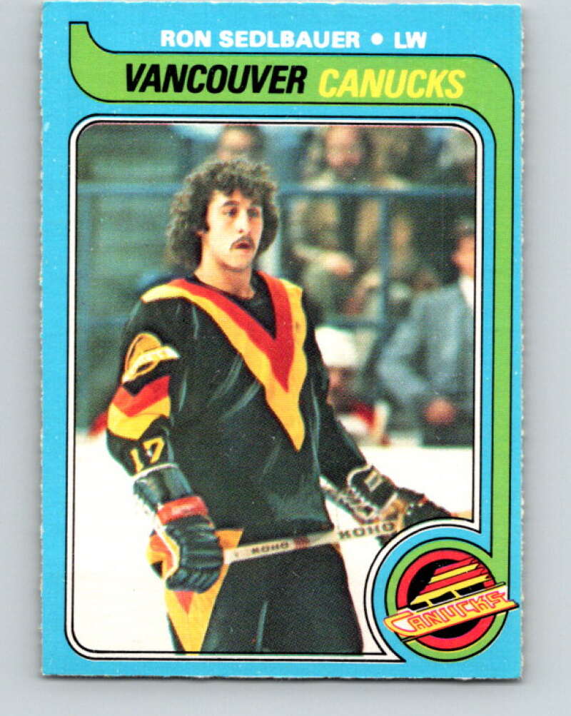 1979-80 O-Pee-Chee #19 Ron Sedlbauer Vancouver Canucks V16907