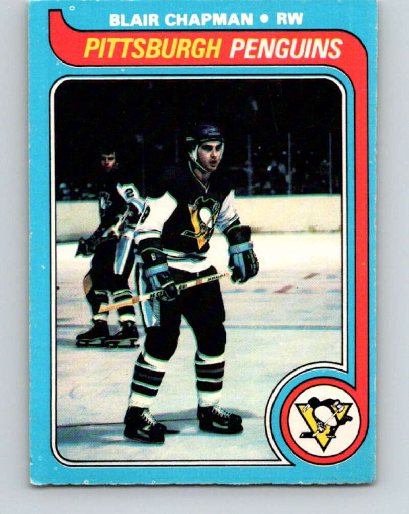 1979-80 O-Pee-Chee #21 Blair Chapman Pittsburgh Penguins V16924
