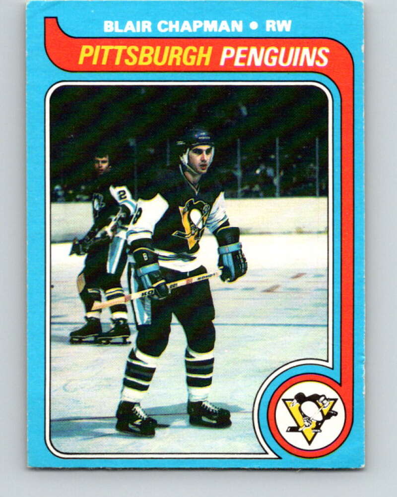 1979-80 O-Pee-Chee #21 Blair Chapman Pittsburgh Penguins V16926