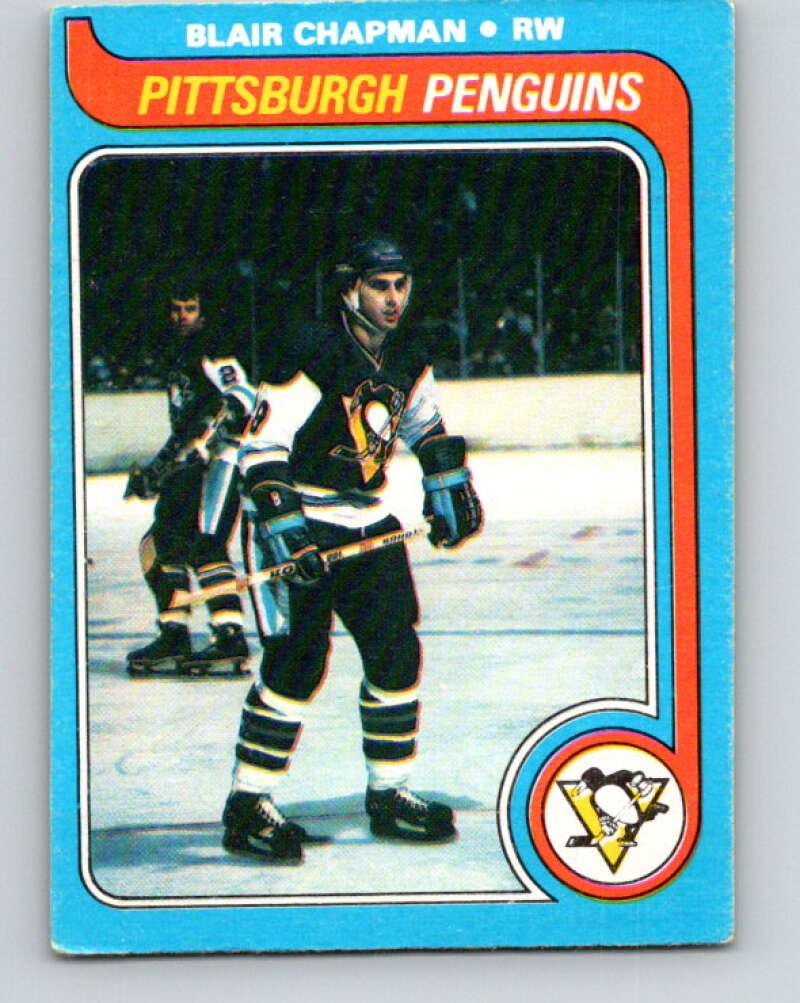 1979-80 O-Pee-Chee #21 Blair Chapman Pittsburgh Penguins V16928