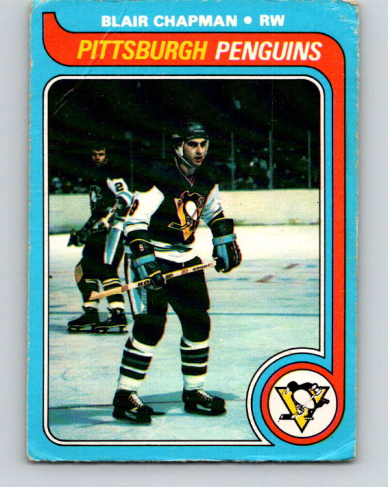 1979-80 O-Pee-Chee #21 Blair Chapman Pittsburgh Penguins V16930