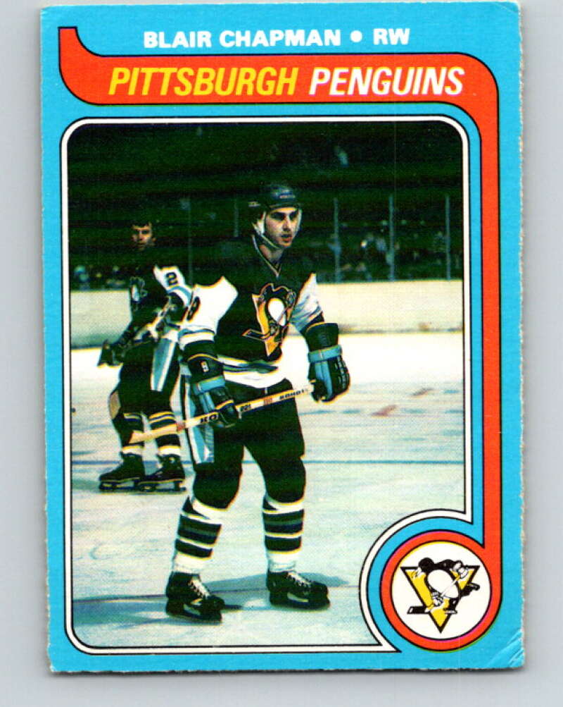 1979-80 O-Pee-Chee #21 Blair Chapman Pittsburgh Penguins V16931
