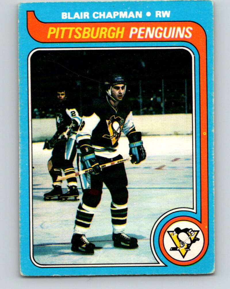 1979-80 O-Pee-Chee #21 Blair Chapman Pittsburgh Penguins V16932