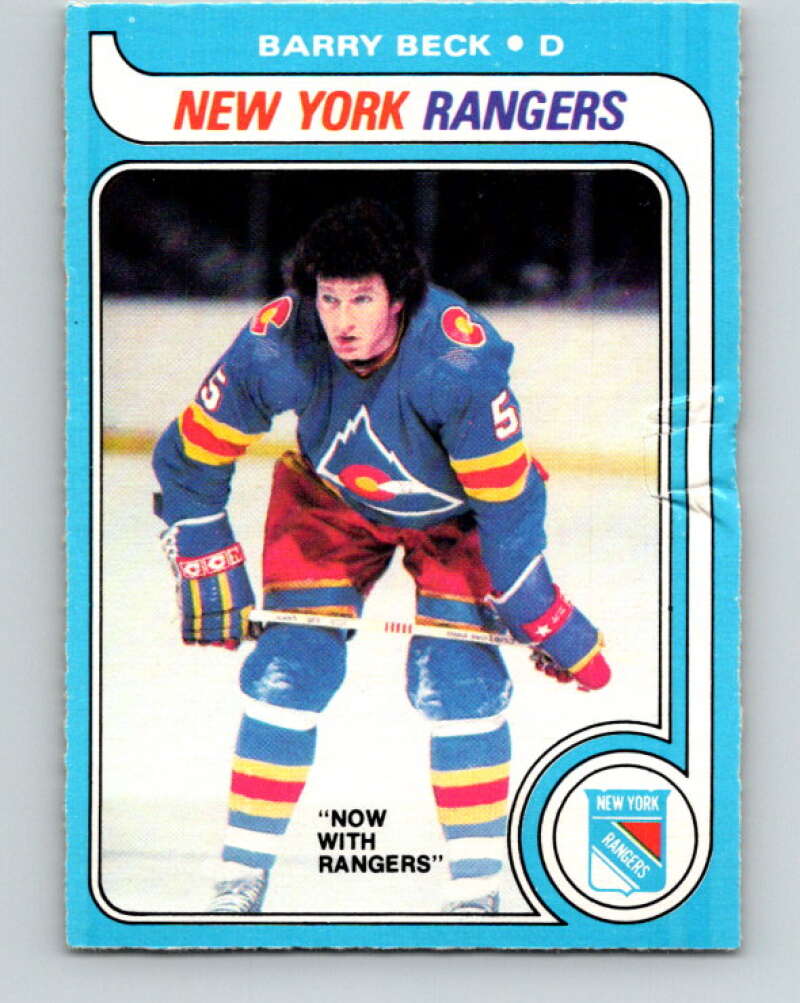 1979-80 O-Pee-Chee #35 Barry Beck New York Rangers V17058