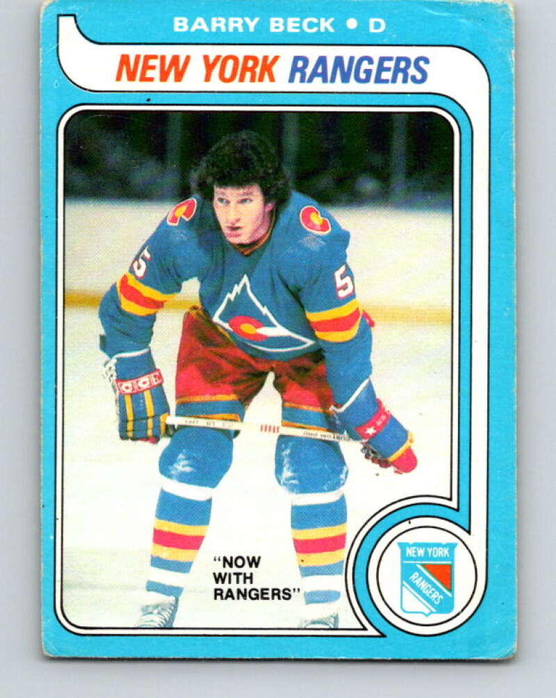 1979-80 O-Pee-Chee #35 Barry Beck New York Rangers V17060