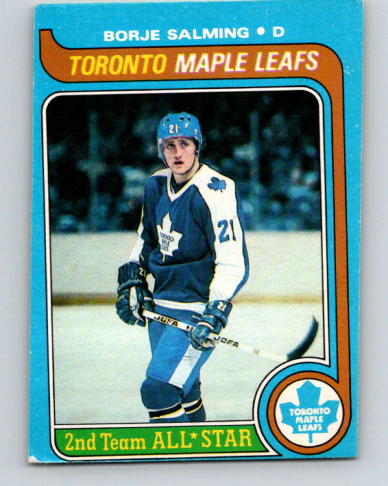 1979-80 O-Pee-Chee #40 Borje Salming AS Toronto Maple Leafs V17102