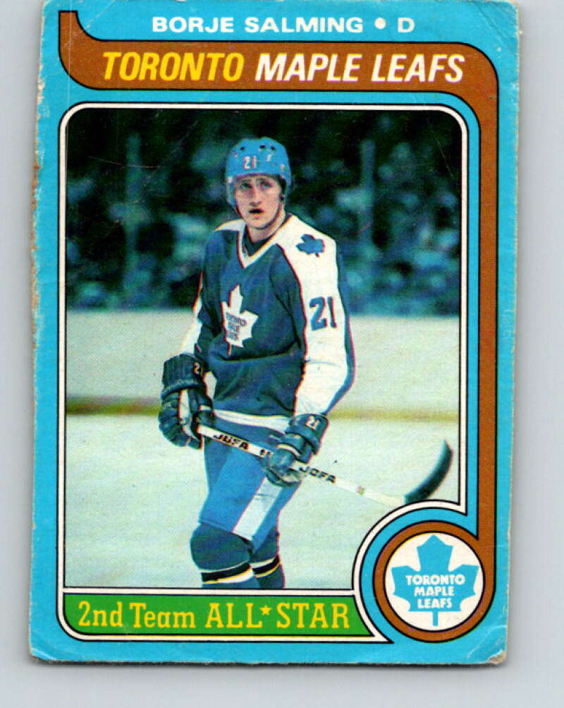 1979-80 O-Pee-Chee #40 Borje Salming AS Toronto Maple Leafs V17103