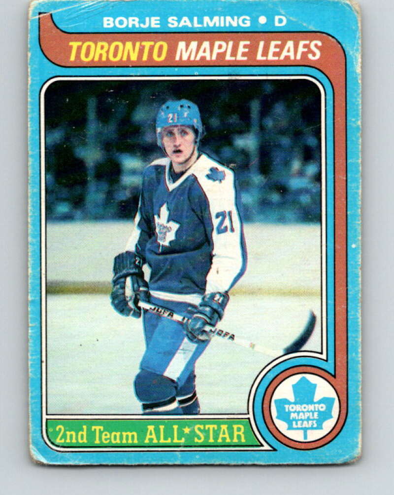 1979-80 O-Pee-Chee #40 Borje Salming AS Toronto Maple Leafs V17105