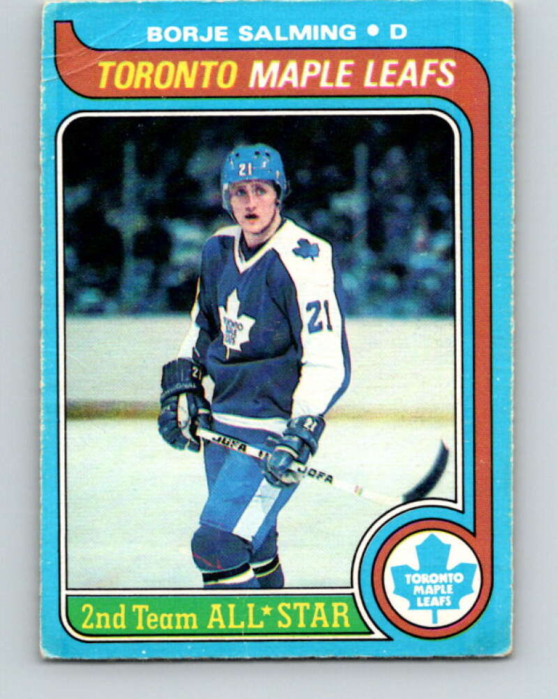 1979-80 O-Pee-Chee #40 Borje Salming AS Toronto Maple Leafs V17106
