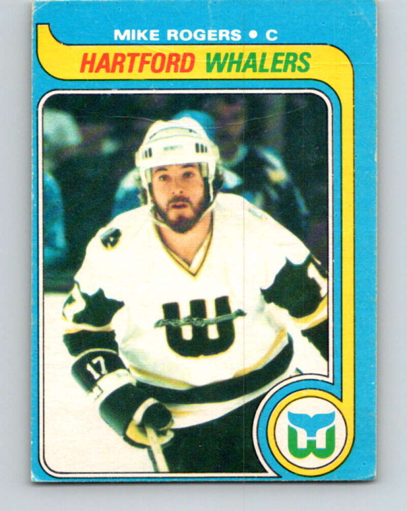 1979-80 O-Pee-Chee #43 Mike Rogers Hartford Whalers V17133