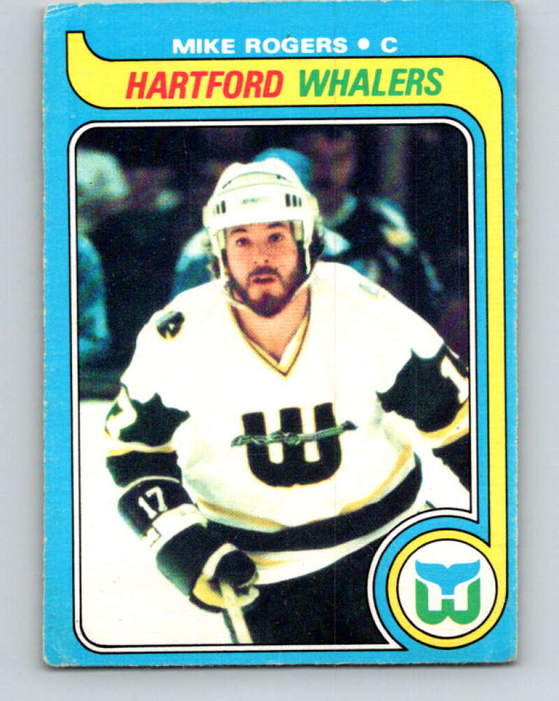 1979-80 O-Pee-Chee #43 Mike Rogers Hartford Whalers V17134