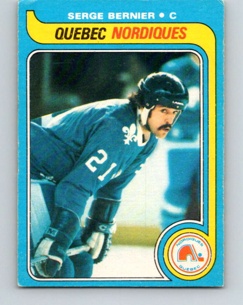 1979-80 O-Pee-Chee #47 Serge Bernier Quebec Nordiques V17171