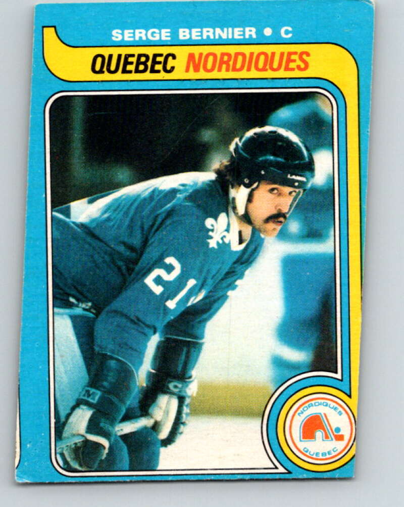1979-80 O-Pee-Chee #47 Serge Bernier Quebec Nordiques V17173