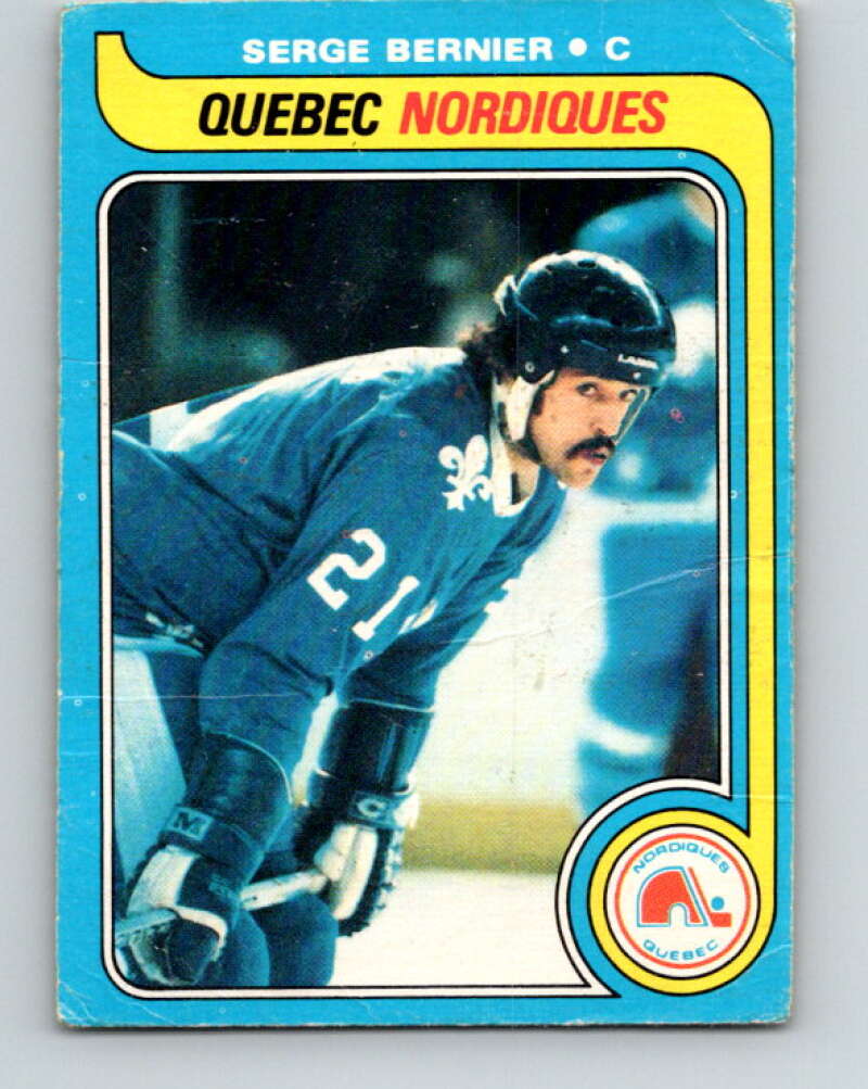 1979-80 O-Pee-Chee #47 Serge Bernier Quebec Nordiques V17174