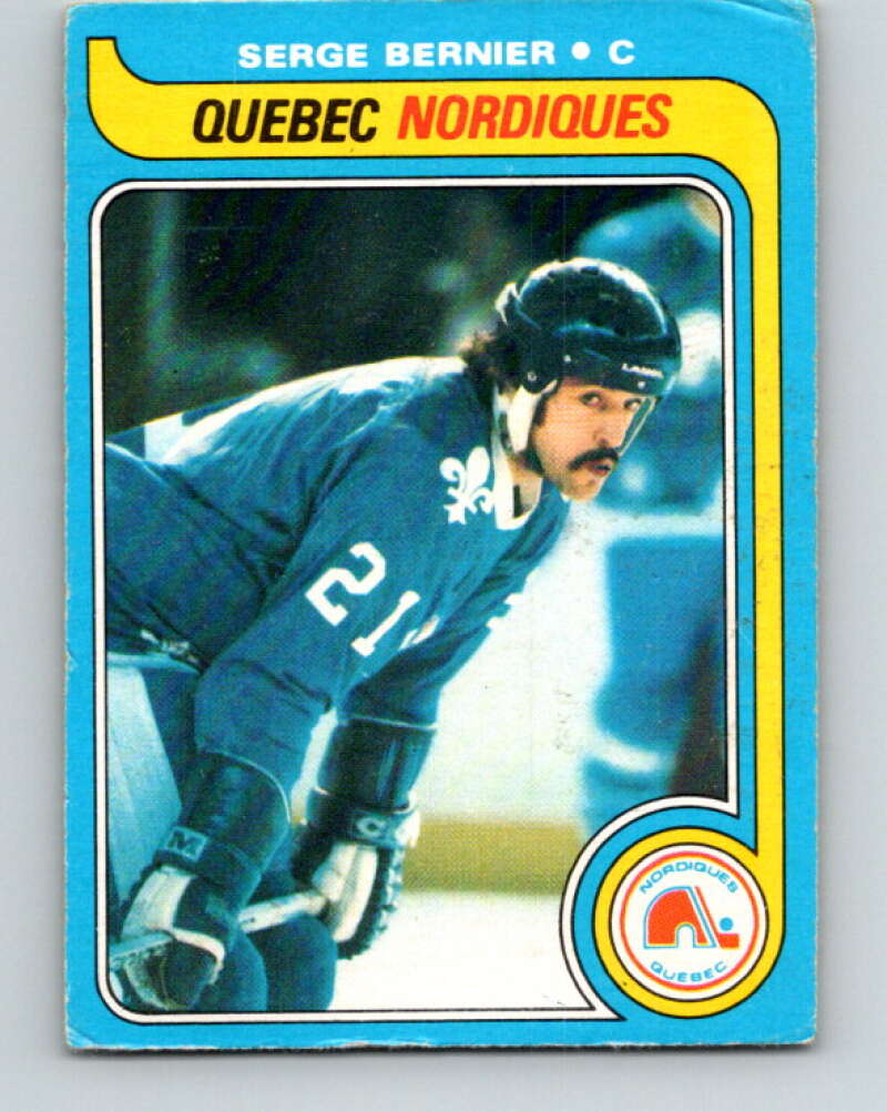 1979-80 O-Pee-Chee #47 Serge Bernier Quebec Nordiques V17175
