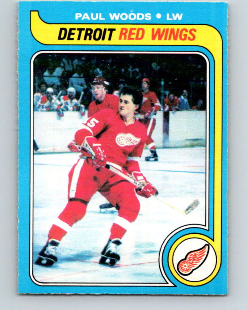 1979-80 O-Pee-Chee #48 Paul Woods Detroit Red Wings V17177