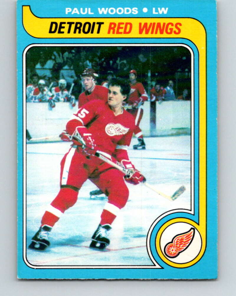 1979-80 O-Pee-Chee #48 Paul Woods Detroit Red Wings V17178