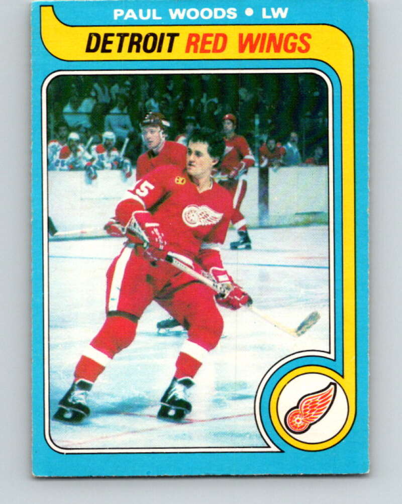 1979-80 O-Pee-Chee #48 Paul Woods Detroit Red Wings V17181