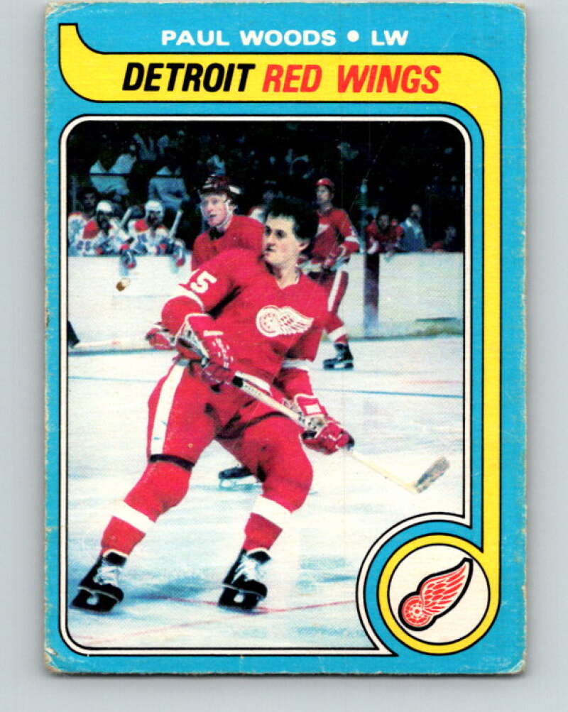 1979-80 O-Pee-Chee #48 Paul Woods Detroit Red Wings V17184