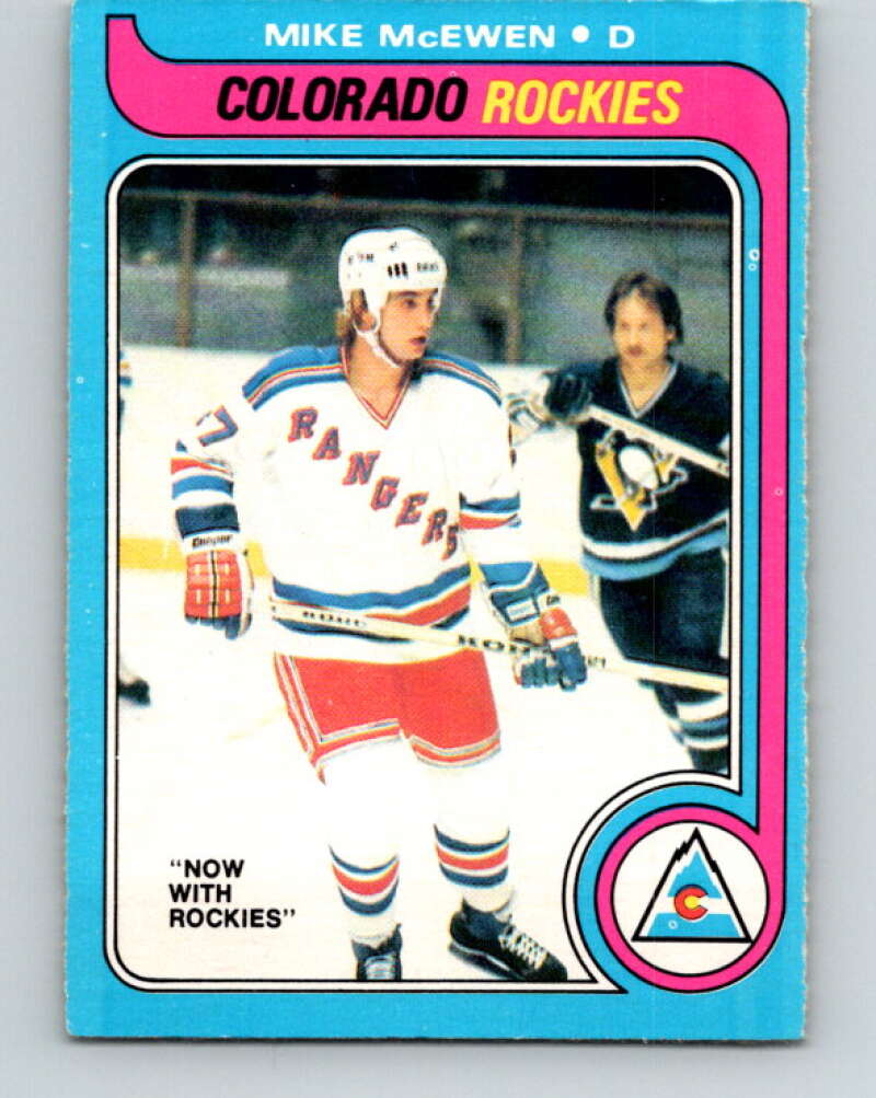 1979-80 O-Pee-Chee #66 Mike McEwen Colorado Rockies V17346