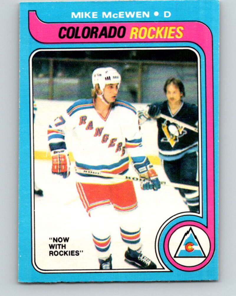 1979-80 O-Pee-Chee #66 Mike McEwen Colorado Rockies V17349