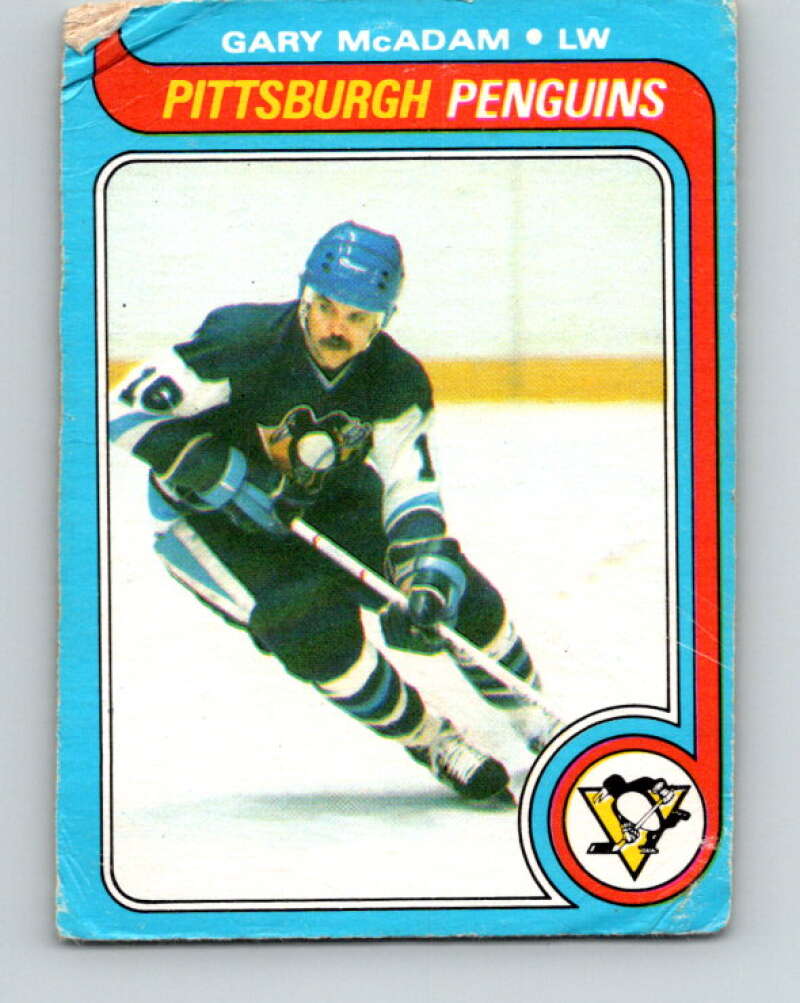 1979-80 O-Pee-Chee #72 Gary McAdam Pittsburgh Penguins V17396