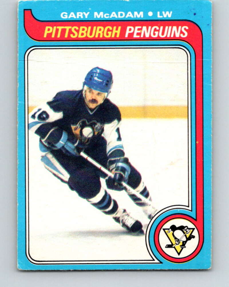 1979-80 O-Pee-Chee #72 Gary McAdam Pittsburgh Penguins V17397