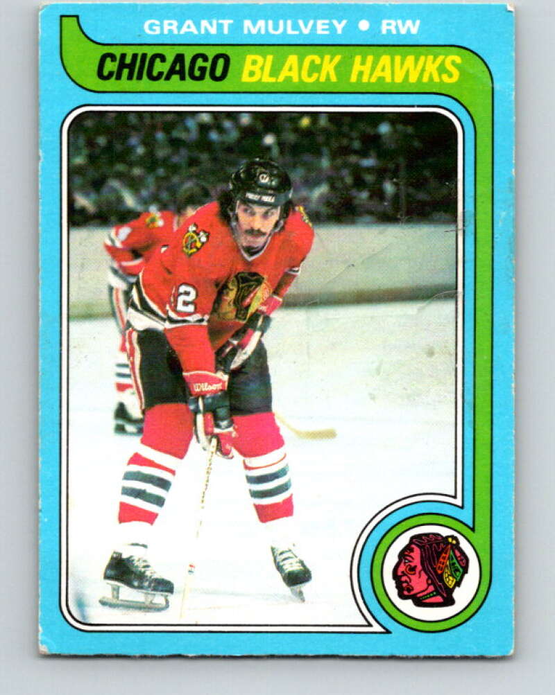 1979-80 O-Pee-Chee #88 Grant Mulvey Chicago Blackhawks V17515