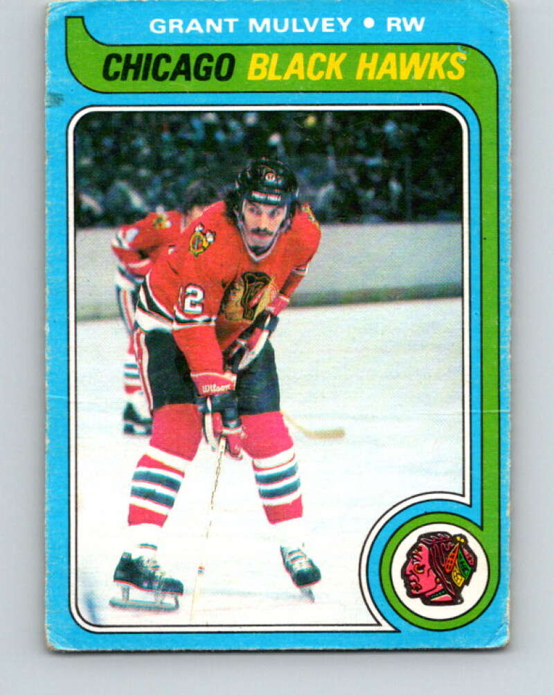 1979-80 O-Pee-Chee #88 Grant Mulvey Chicago Blackhawks V17516