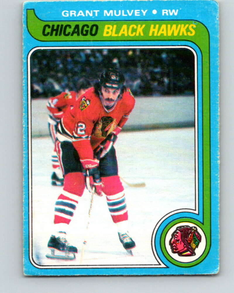 1979-80 O-Pee-Chee #88 Grant Mulvey Chicago Blackhawks V17518