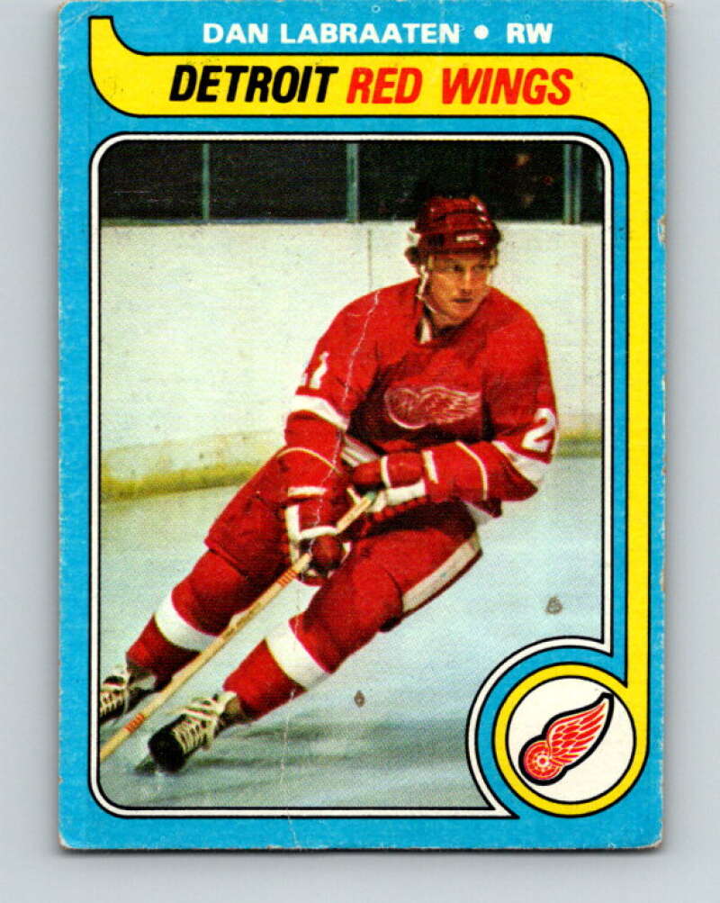 1979-80 O-Pee-Chee #92 Dan Labraaten Detroit Red Wings V17553