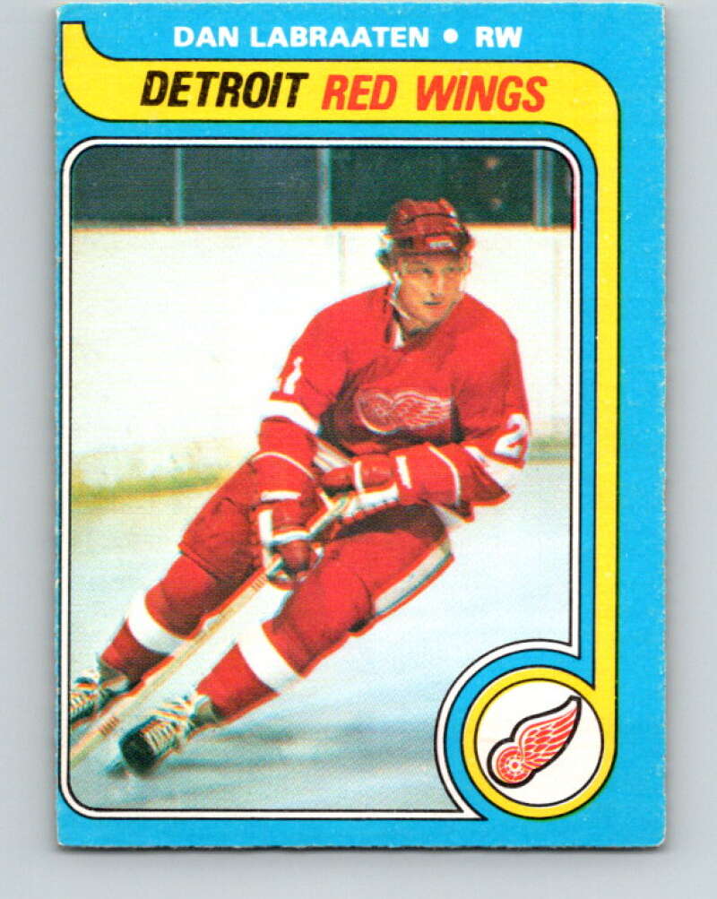 1979-80 O-Pee-Chee #92 Dan Labraaten Detroit Red Wings V17555