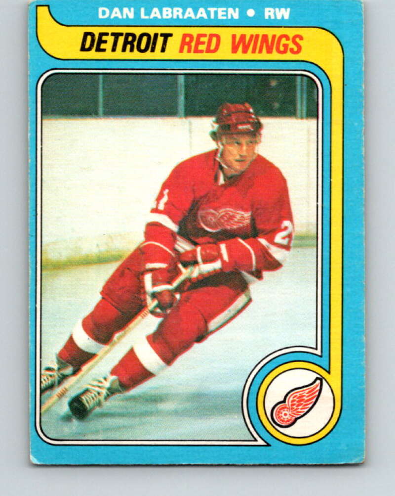 1979-80 O-Pee-Chee #92 Dan Labraaten Detroit Red Wings V17557