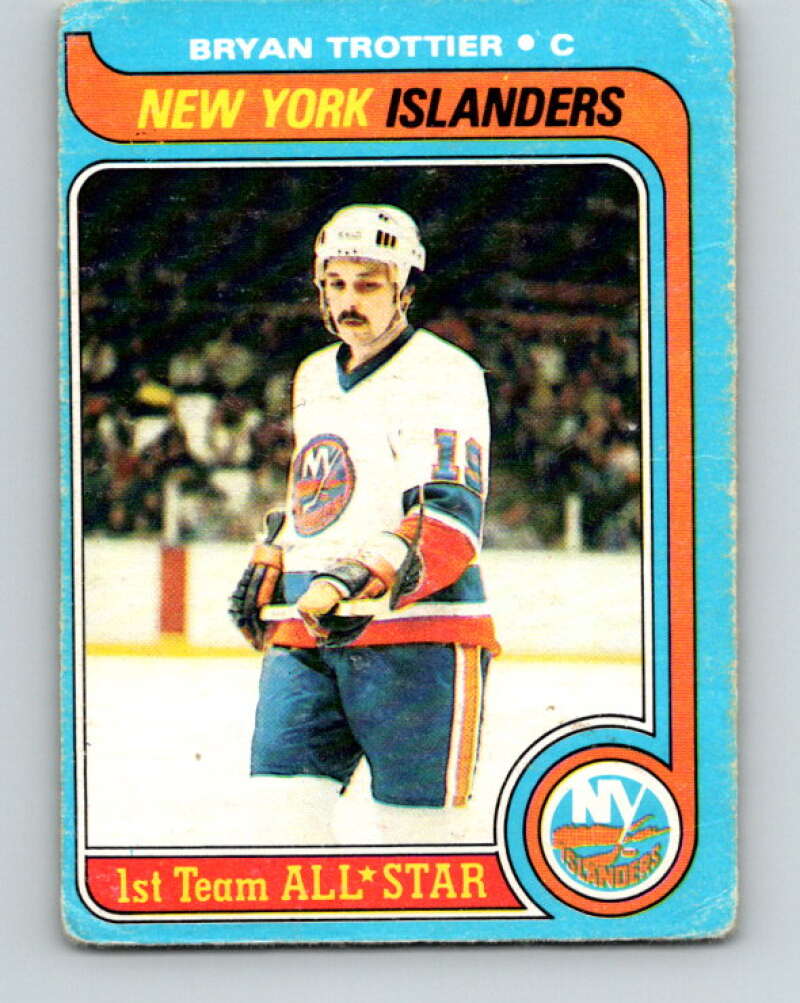 1979-80 O-Pee-Chee #100 Bryan Trottier AS New York Islanders V17642