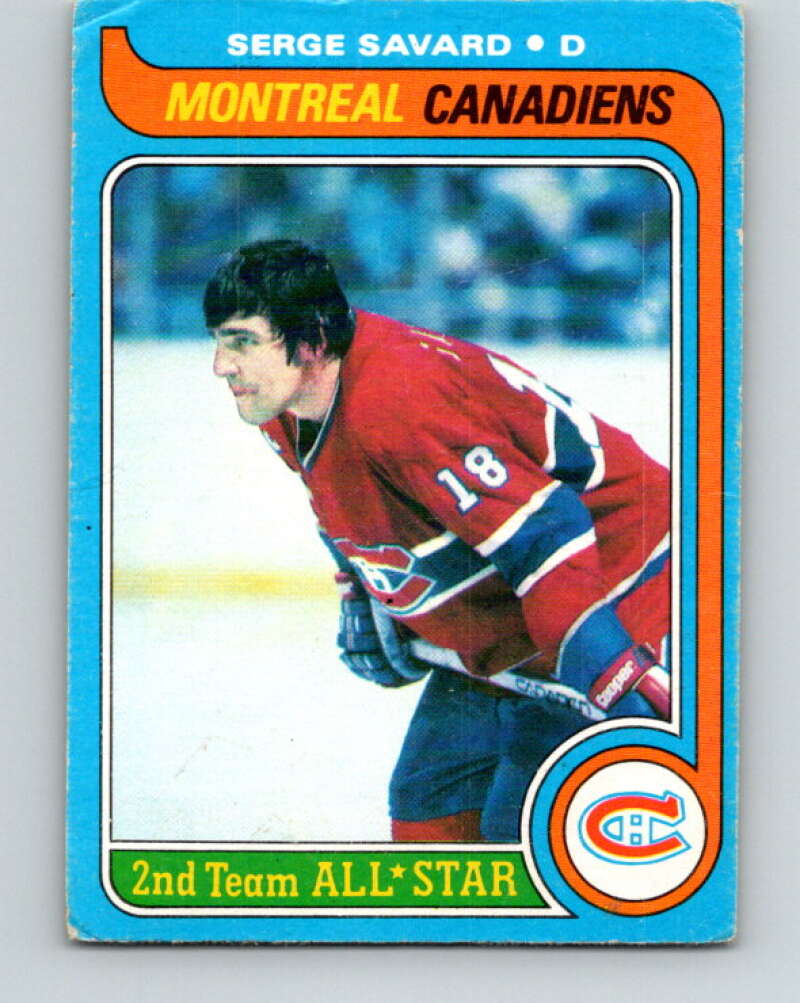 1979-80 O-Pee-Chee #101 Serge Savard UER AS Montreal Canadiens V17650