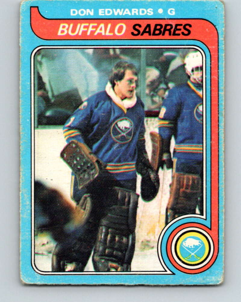 1979-80 O-Pee-Chee #105 Don Edwards Buffalo Sabres V17689