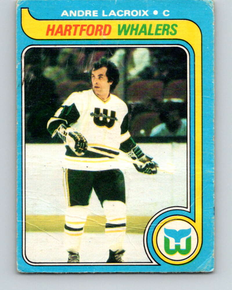 1979-80 O-Pee-Chee #107 Andre Lacroix Hartford Whalers V17704