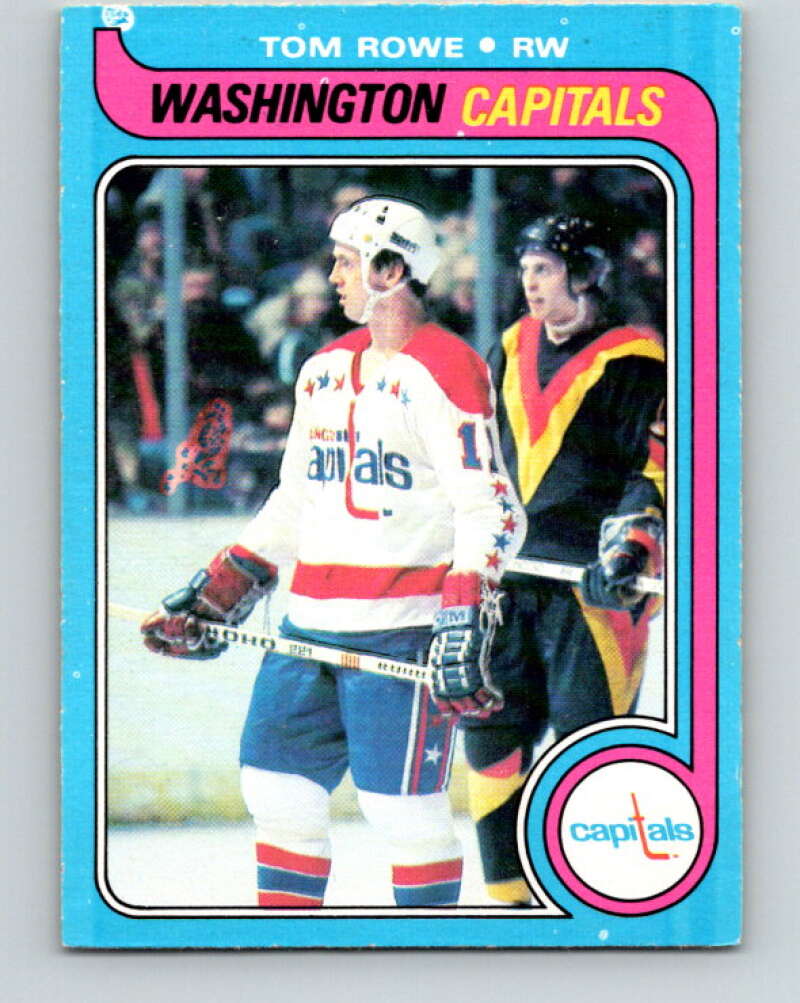 1979-80 O-Pee-Chee #113 Tom Rowe RC Rookie Washington Capitals V17754