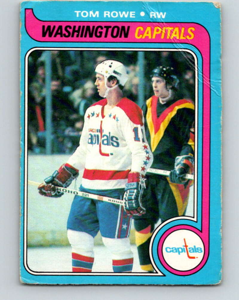 1979-80 O-Pee-Chee #113 Tom Rowe RC Rookie Washington Capitals V17755