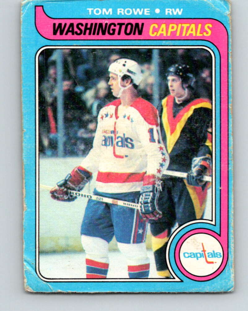 1979-80 O-Pee-Chee #113 Tom Rowe RC Rookie Washington Capitals V17757