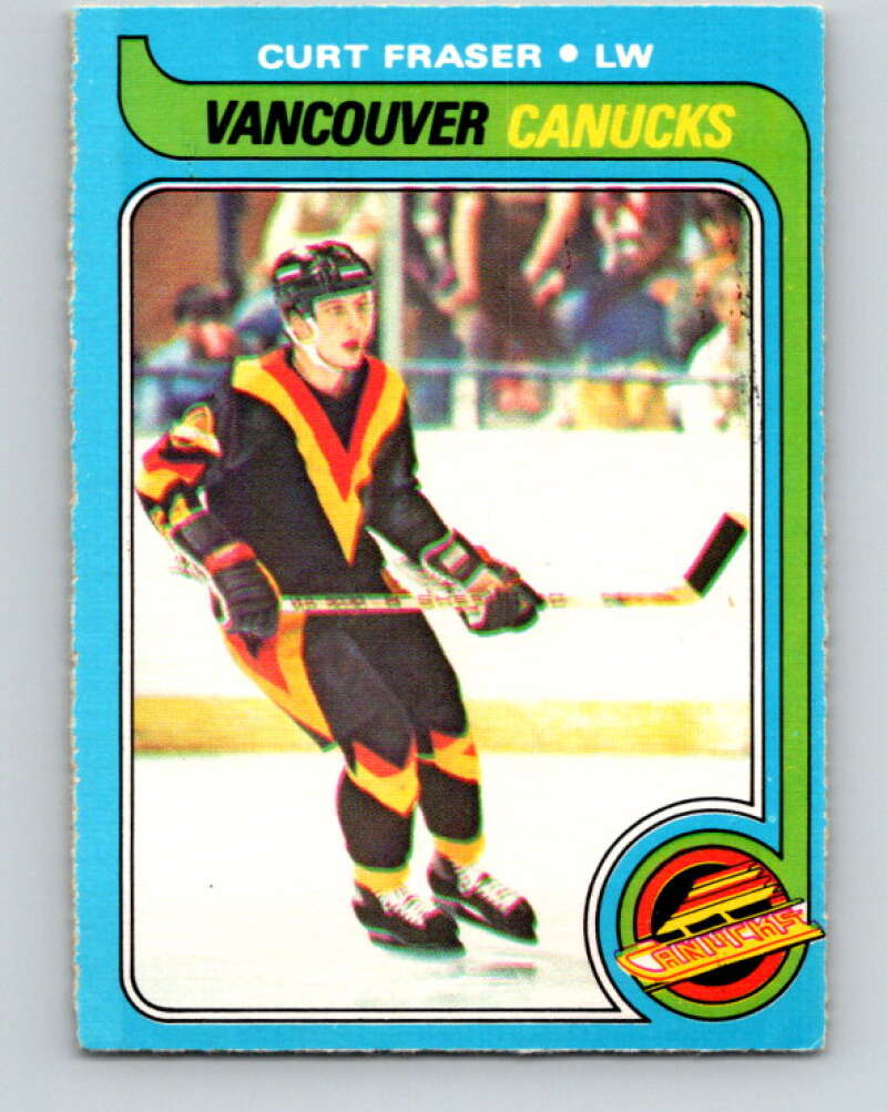 1979-80 O-Pee-Chee #117 Curt Fraser RC Rookie Vancouver Canucks V17789